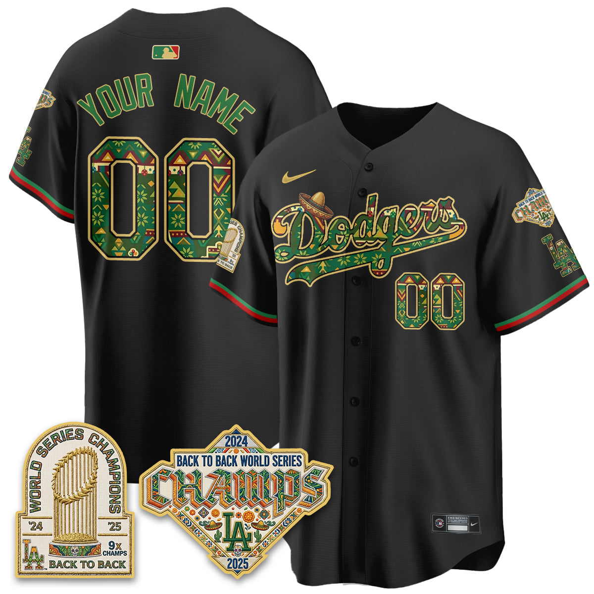 LAD x Mexican Heritage 2026 Limited Vapor Custom Jersey - Stitched