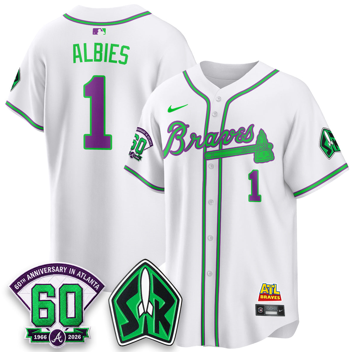 ATL 60th Anniversary Space Ranger Edition Vapor Limited Jersey - All Stitched