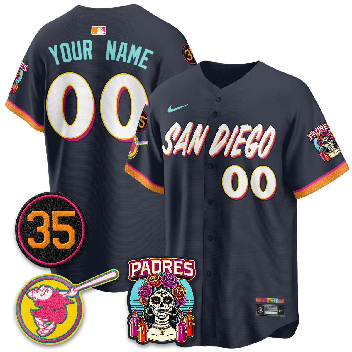 SD 2026 City Connect Vapor Premier Limited Custom Jersey - All Stitched V2