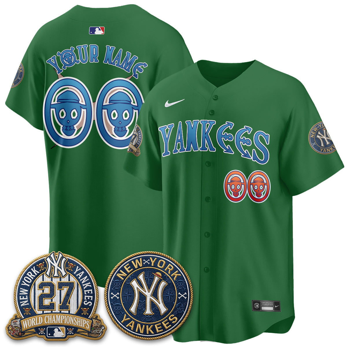 NYY x Japanese Cartoon Limited Custom Jersey -  Stitched