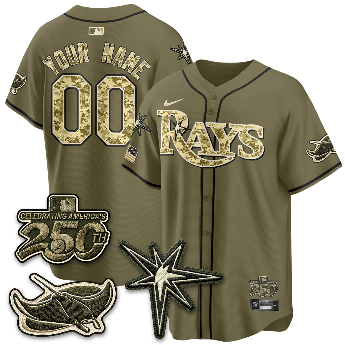 TB 2026 Armed Forces Day Custom Jersey V2 - Stitched