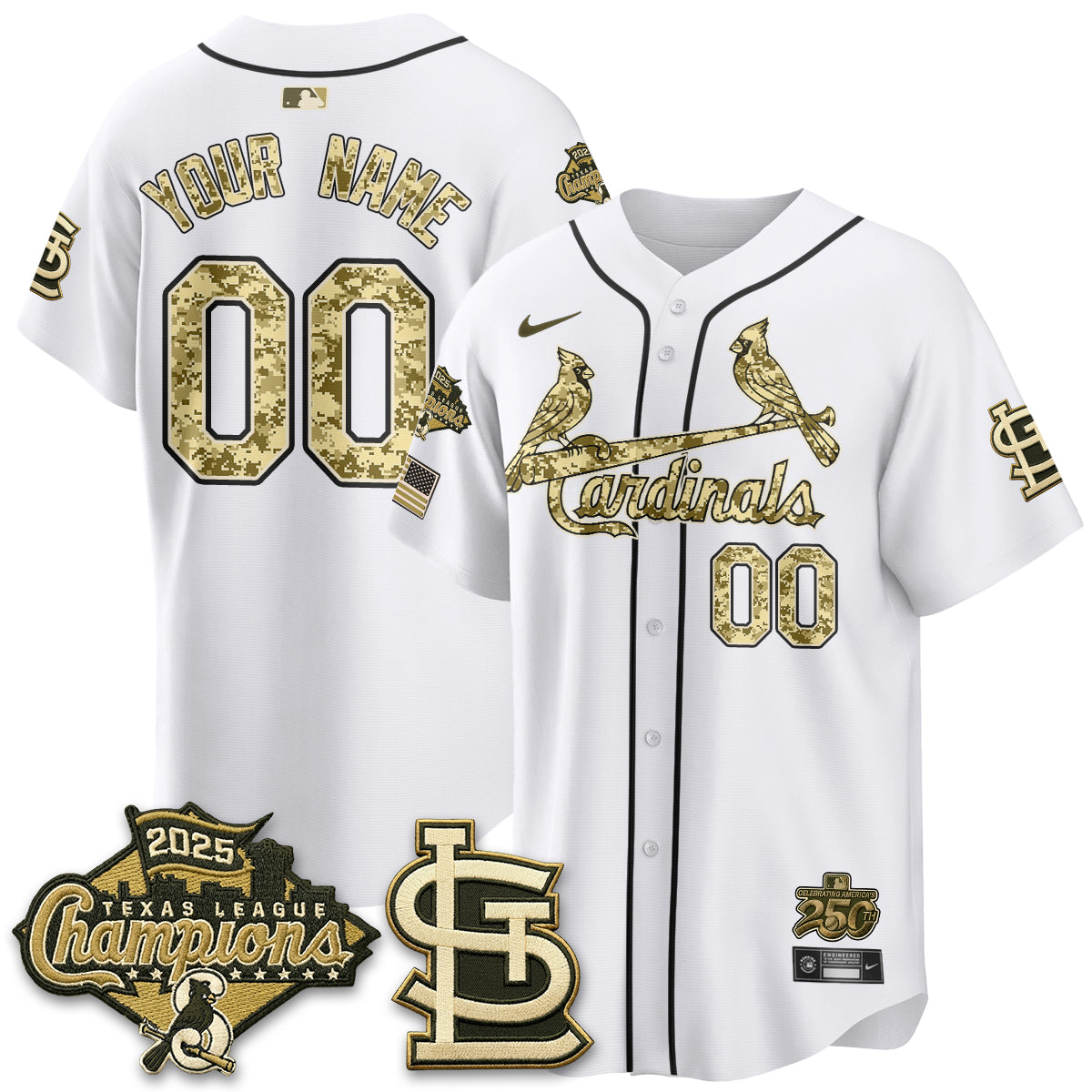 STL 2026 Armed Forces Day Custom Jersey - Stitched