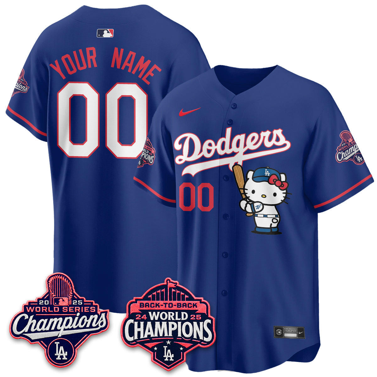 LAD x Hello Kitty Night 2026 Vapor Custom Jersey - Stitched