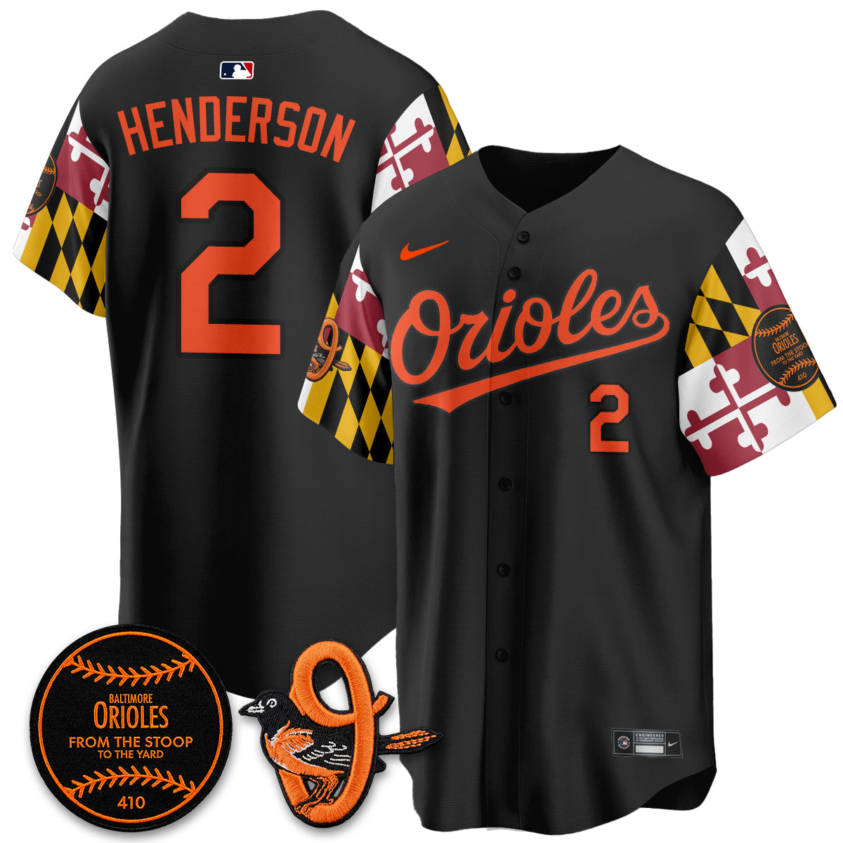 BAL 2026 x Maryland State Flag Vapor Jersey - All Stitched V2