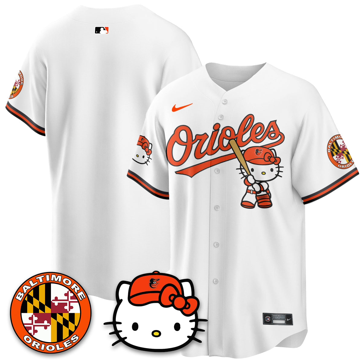 BAL x Meow Kitty Limited City Connect Jersey - Stitched