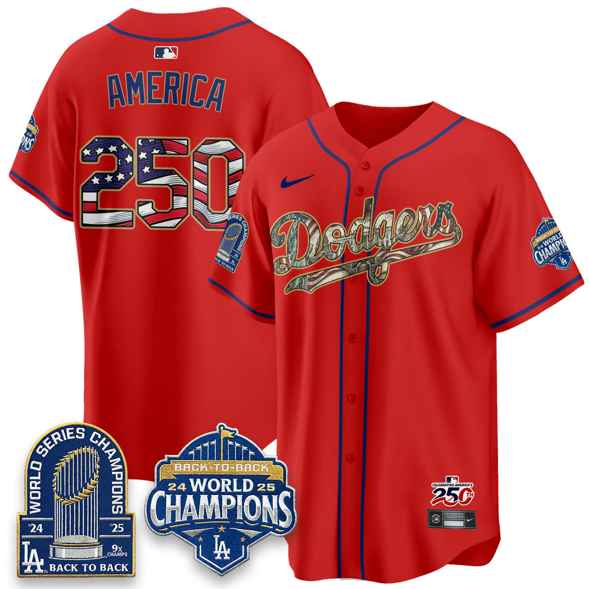 LAD 2026 Independence Day USA Vapor Limited Jersey - Stitched
