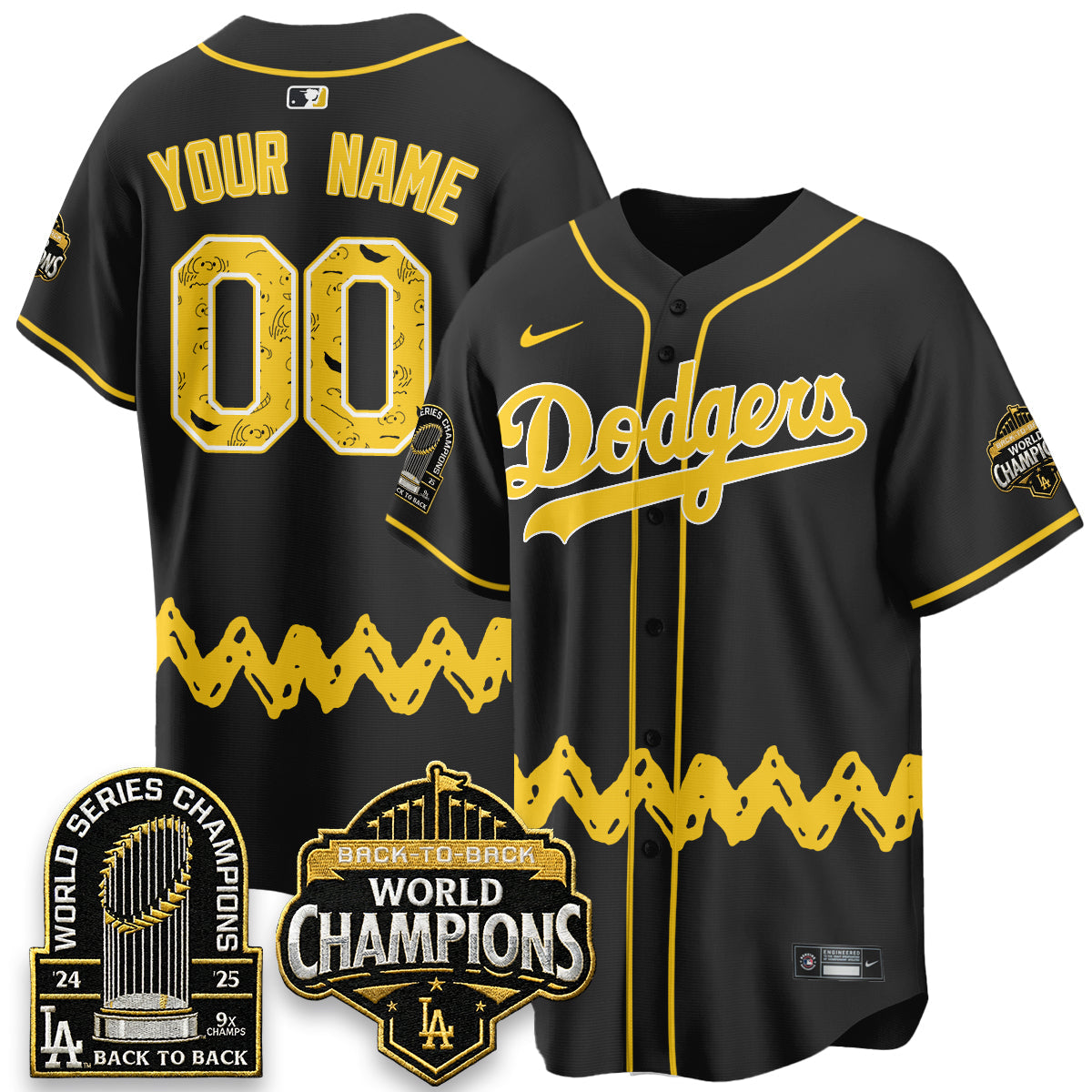 LAD x P-nuts Style Vapor Custom Jersey - Stitched