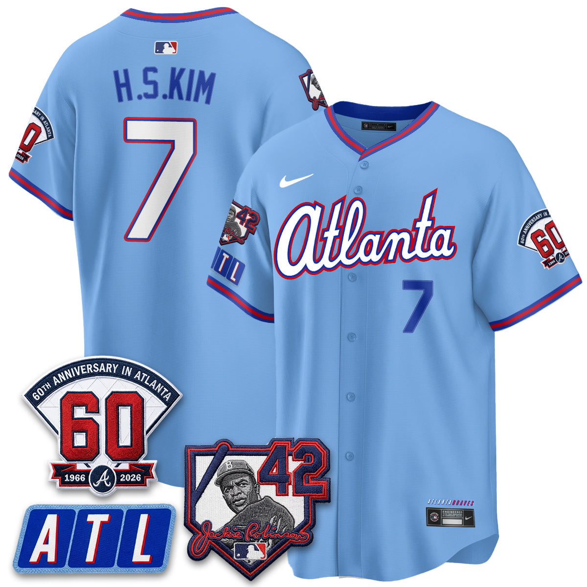 ATL 2026 Jackie Robinson Day Vapor Limited Jersey - All Stitched