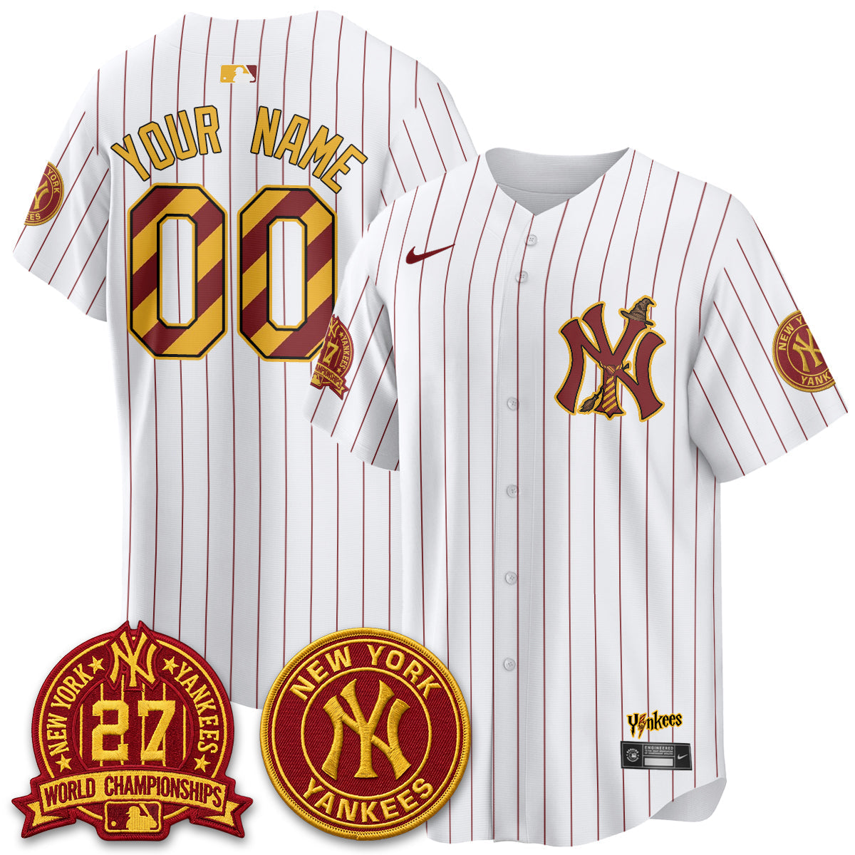 NYY x HP 25 Years of Magic Vapor Limited Custom Jersey - Stitched