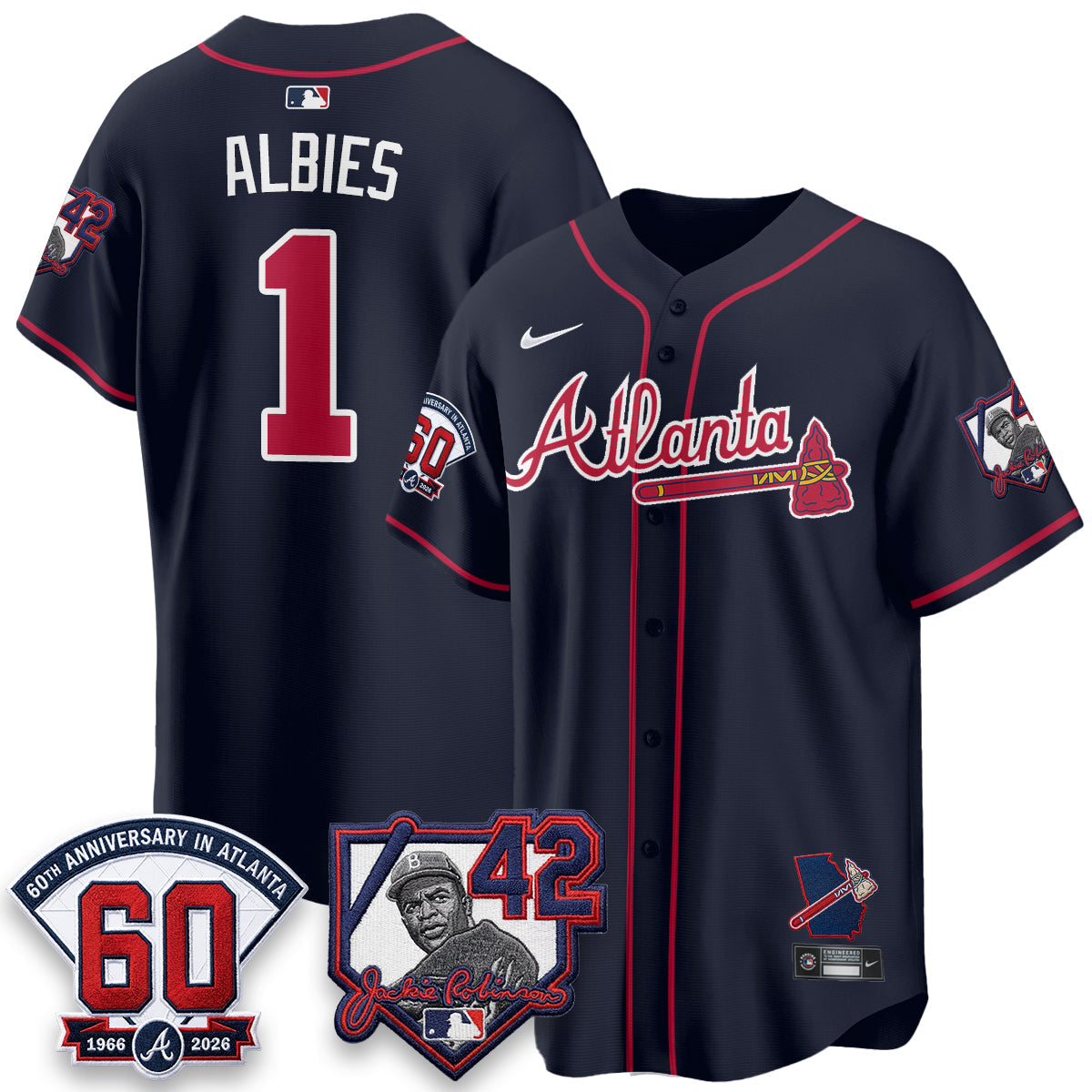 ATL 2026 Jackie Robinson Day Vapor Limited Jersey - All Stitched