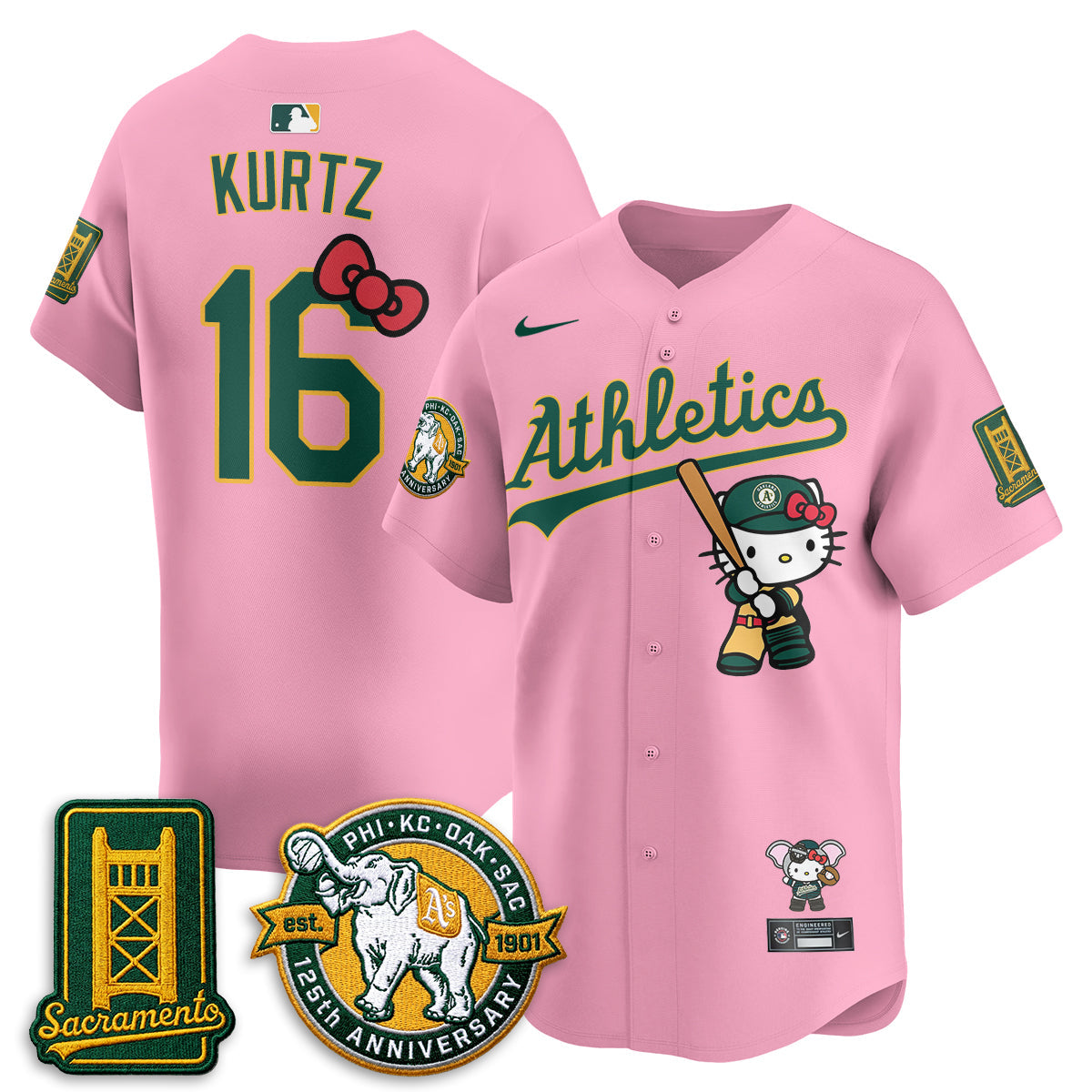 OAK x Meow KT 2026 Vapor Limited Jersey - Stitched