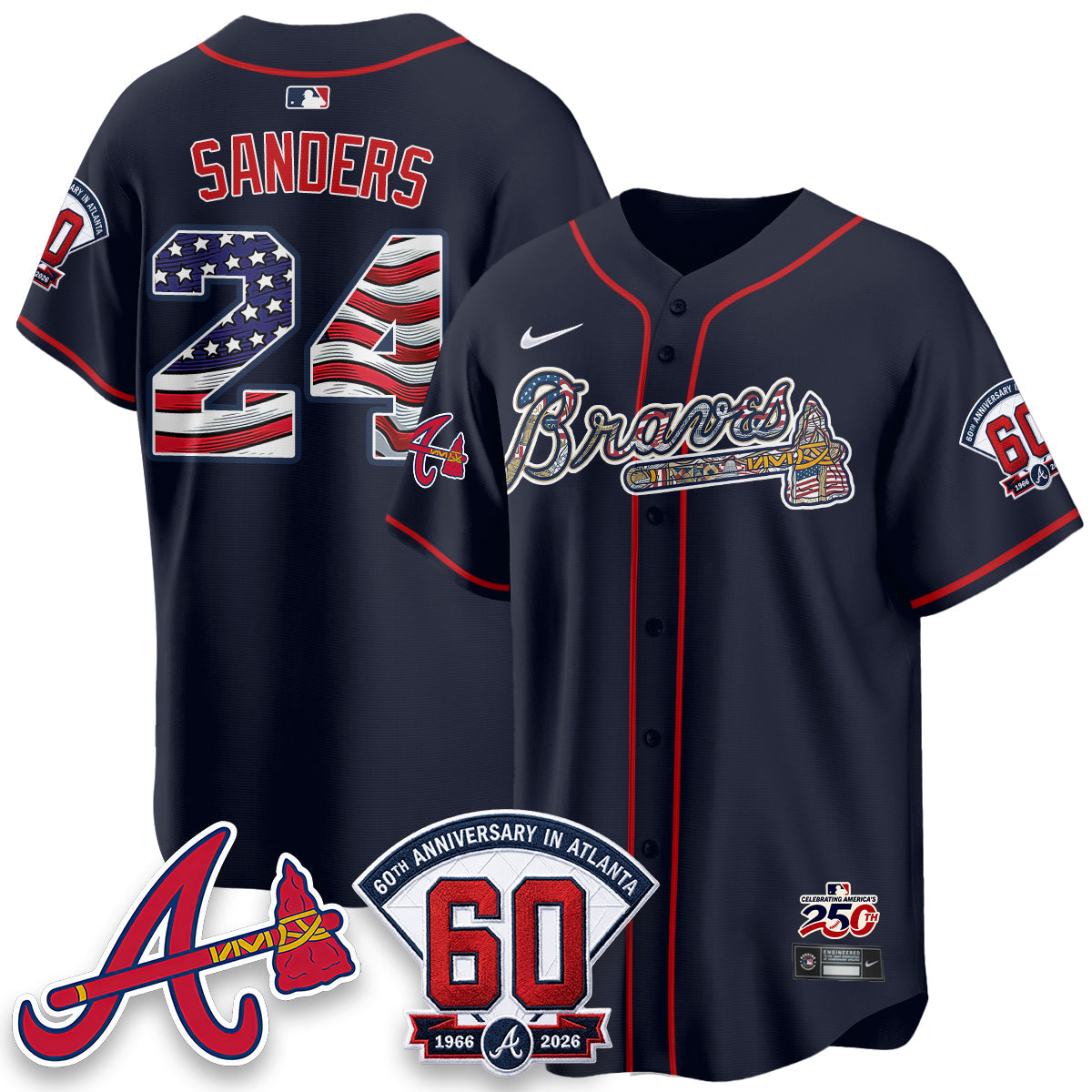 ATL 2026 Independence Day USA Vapor Limited Jersey - Stitched
