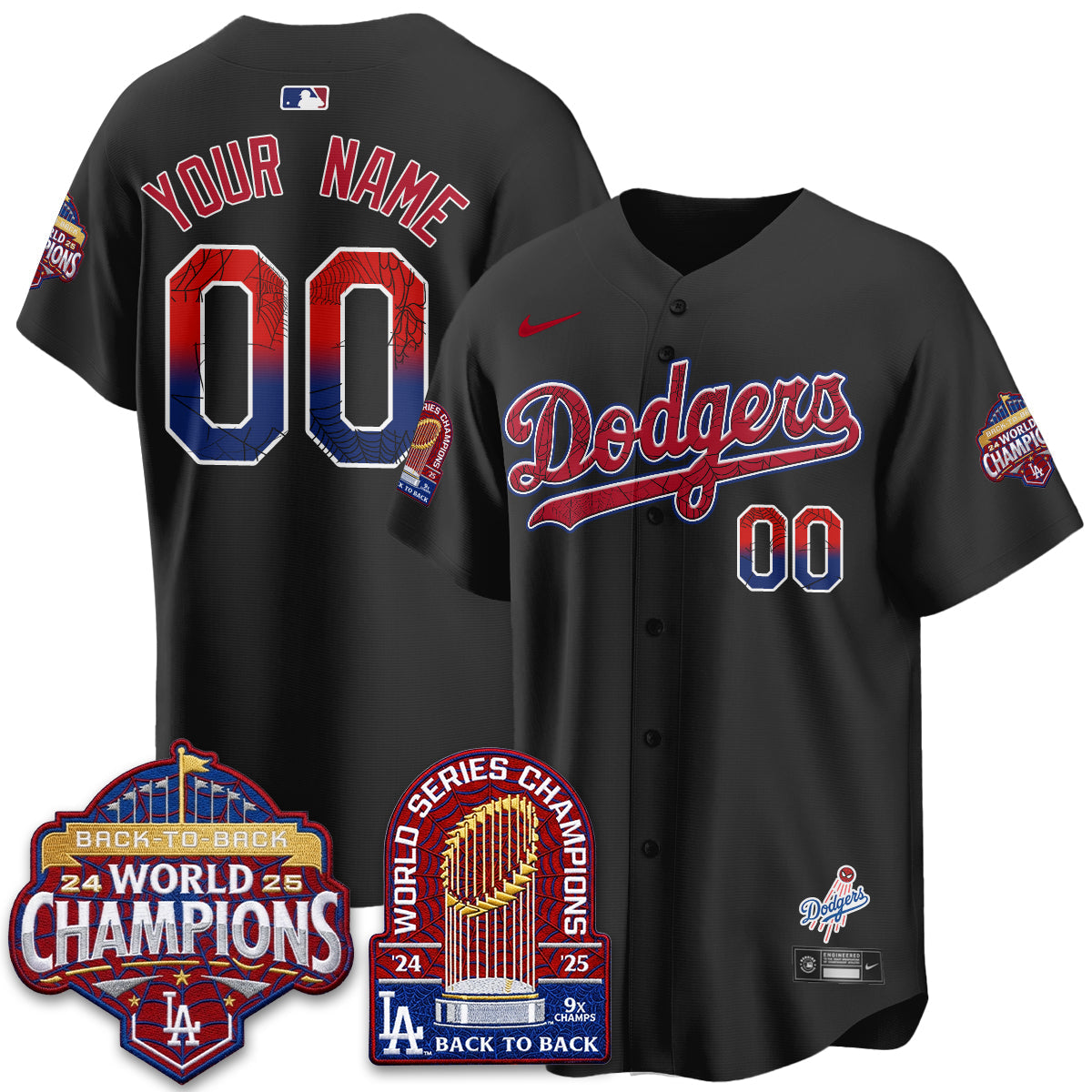 LAD x Web-Head 2026 Vapor Custom Jersey - Stitched