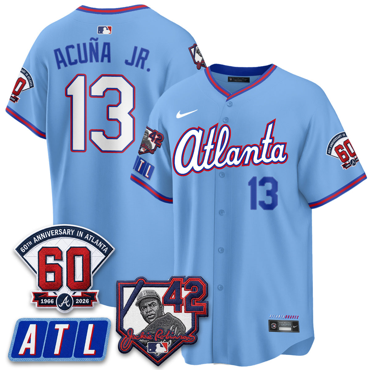 ATL 2026 Jackie Robinson Day Vapor Limited Jersey - All Stitched