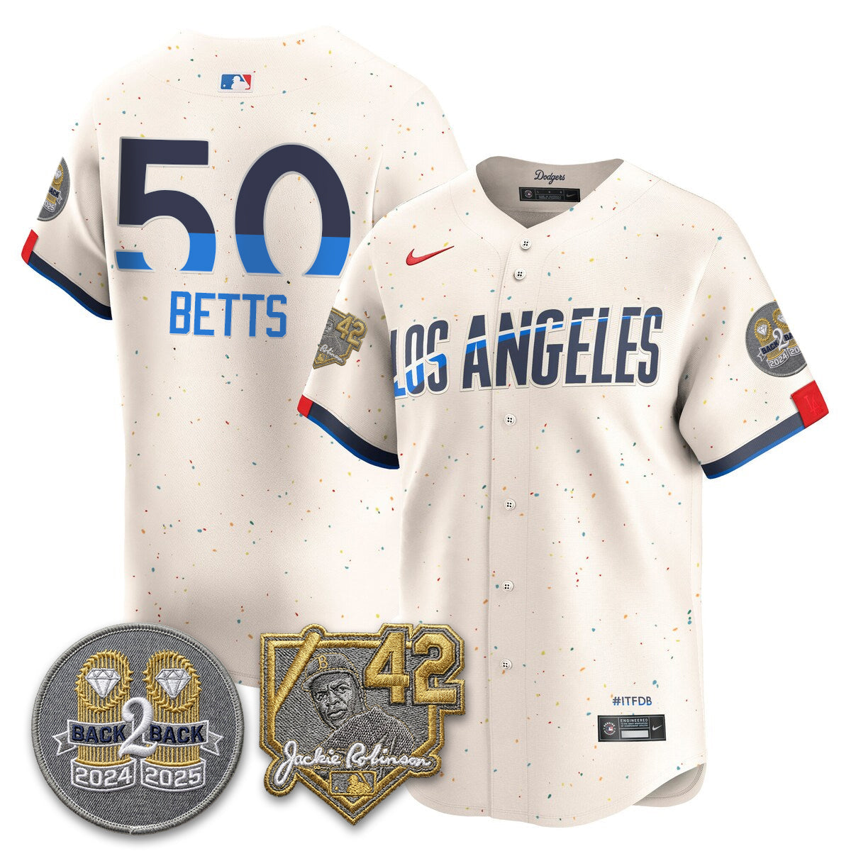 LAD -  2026 Jackie Robinson Day Vapor Limited Jersey - Stitched