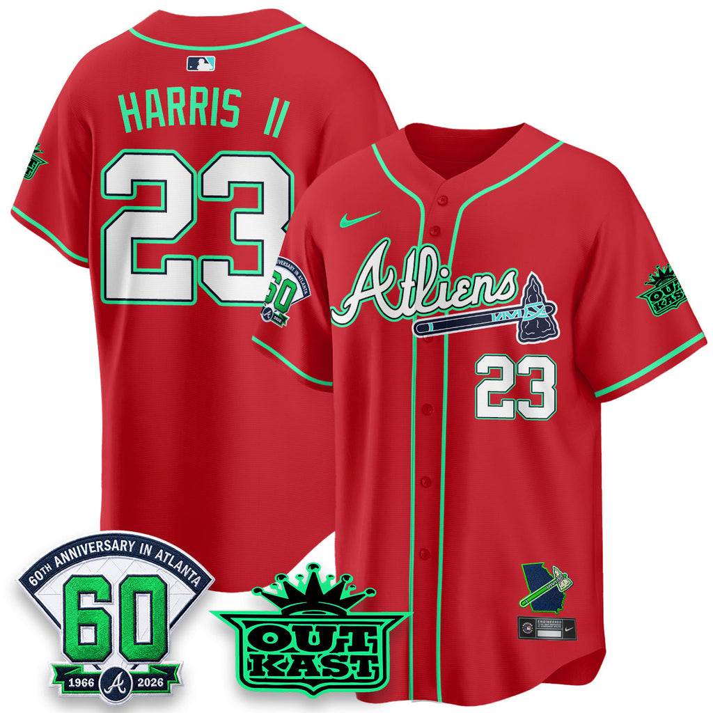 ATL x Atliens Cool Base Galaxy Version Jersey - Stitched (44)