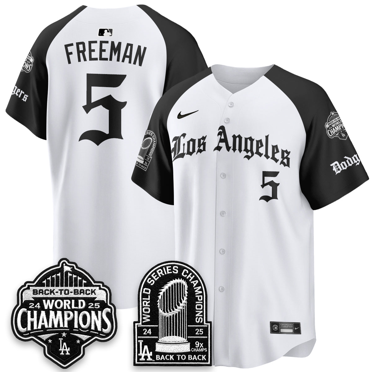 LAD WS Champions Back 2 Back Patch Vapor Premier Limited Gothic Edition Jersey - Stitched