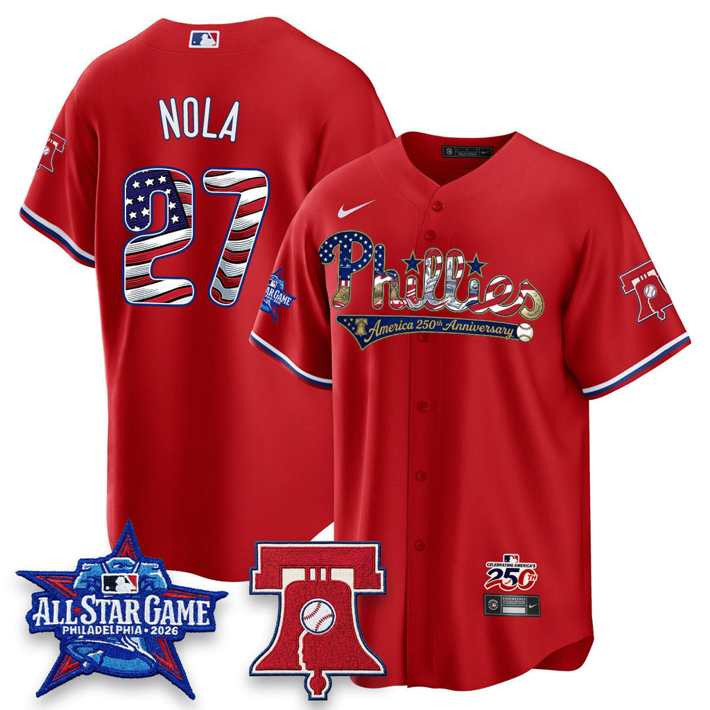 PHI 2026 Independence Day USA Vapor Limited Pinstripe Jersey - Stitched (Tiktok)