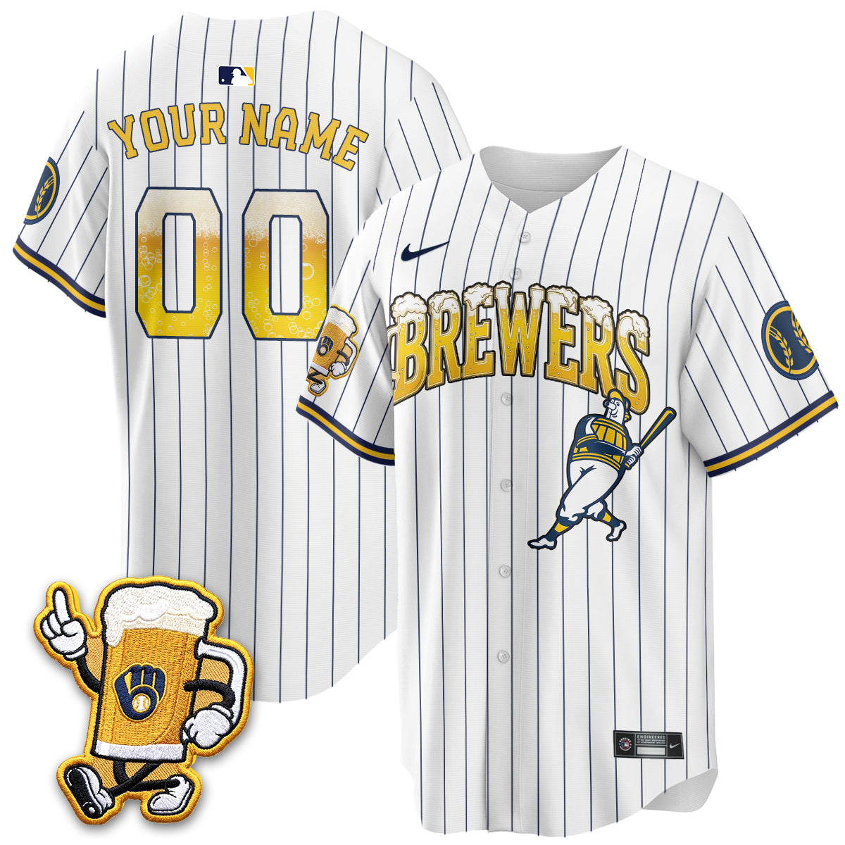 MIL "Pitcher & Pint" Edition Vapor Custom Jersey V2 - Stitched