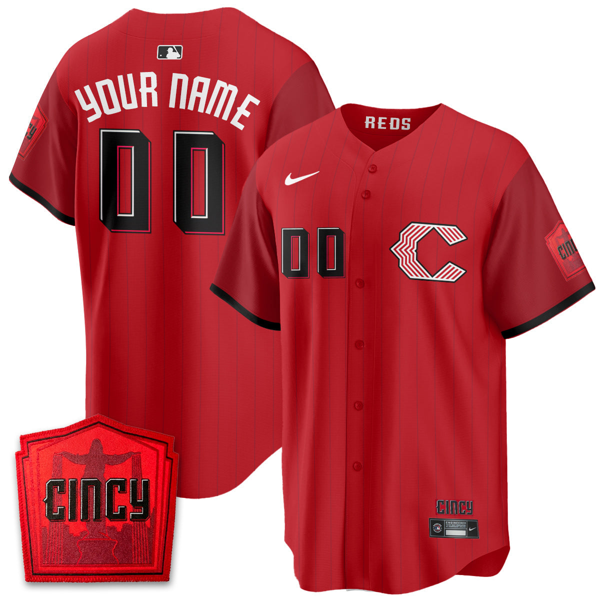 CIN 2026 City Connect Limited Premier Vapor Custom Jersey - All Stitched