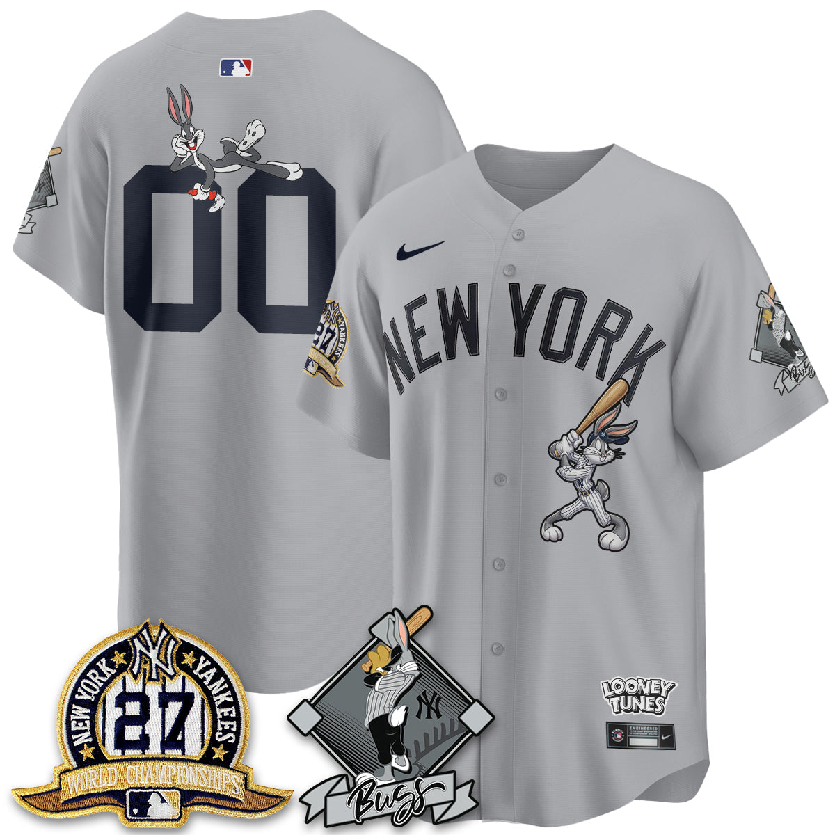 NYY Bunny Vapor Limited Custom Jersey V2- Stitched