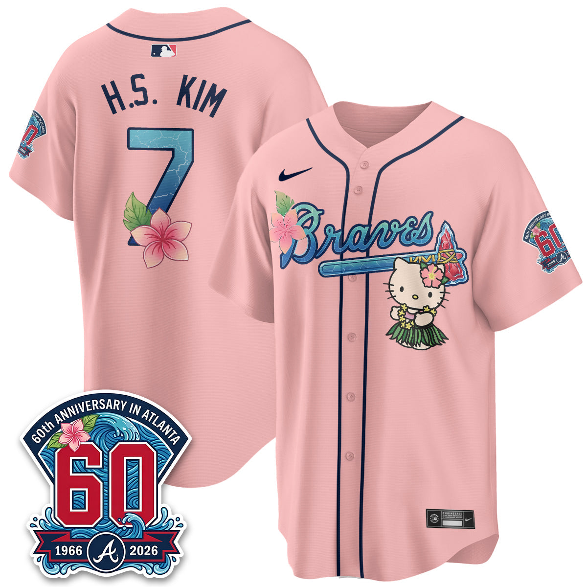 ATL x Meow Aloha Spirit Vapor Jersey - Stitched