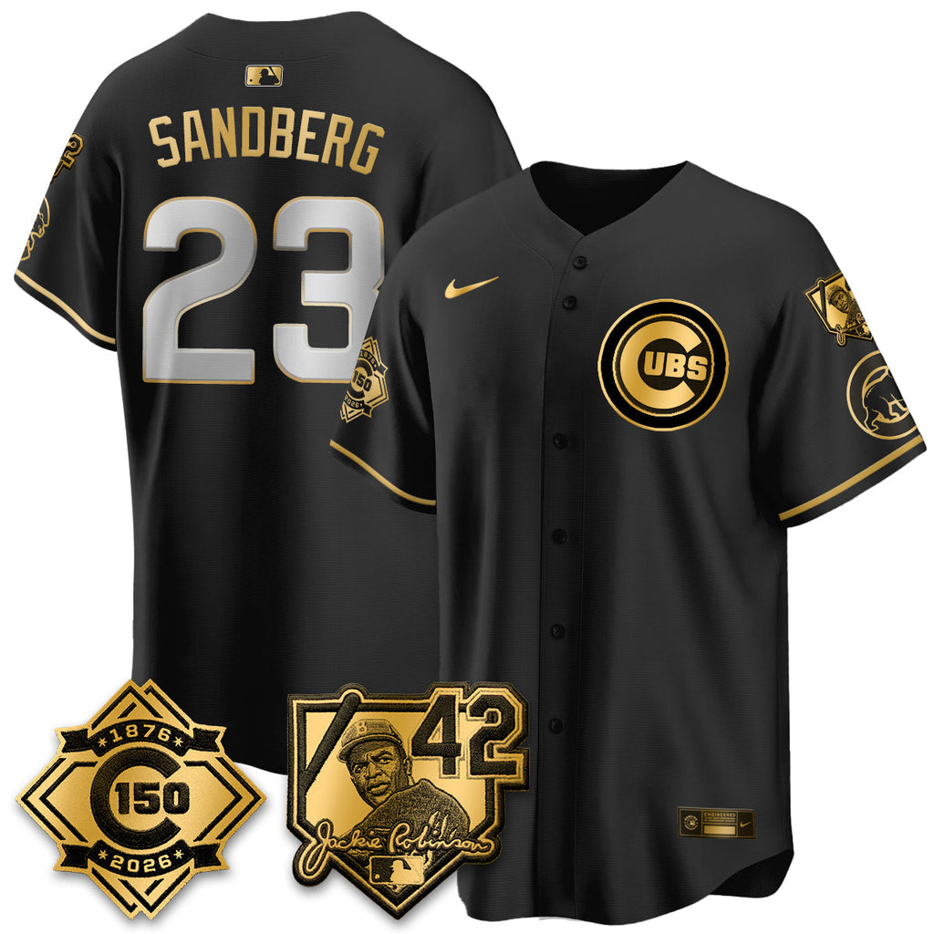 CHC 150th Anniversary & Jackie Robinson Day Patch Vapor Premier Limited Jersey - Stitched