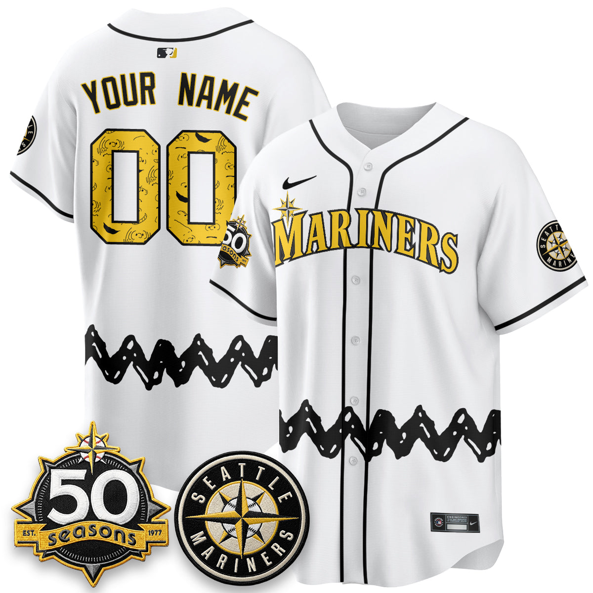 SEA x P-Nuts Vapor Limited Custom Jersey - Stitched