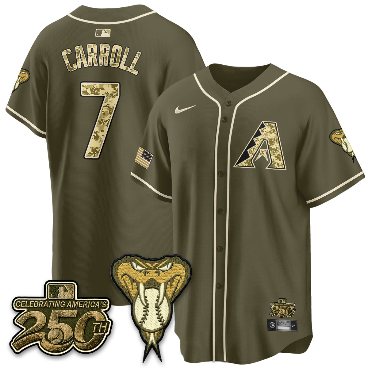 ARI Salute to Service 2026 Vapor Premier Limited Jersey - All Stitched
