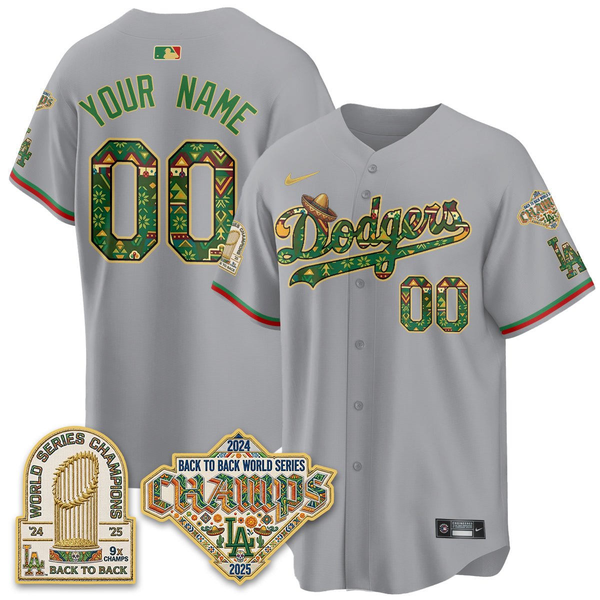LAD x Mexican Heritage 2026 Limited Vapor Custom Jersey - Stitched