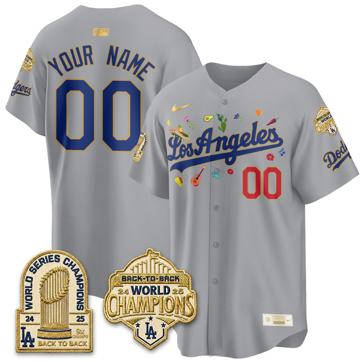 LAD Mexican Heritage 2026 Premier Limited Vapor Custom Jersey - All Stitched