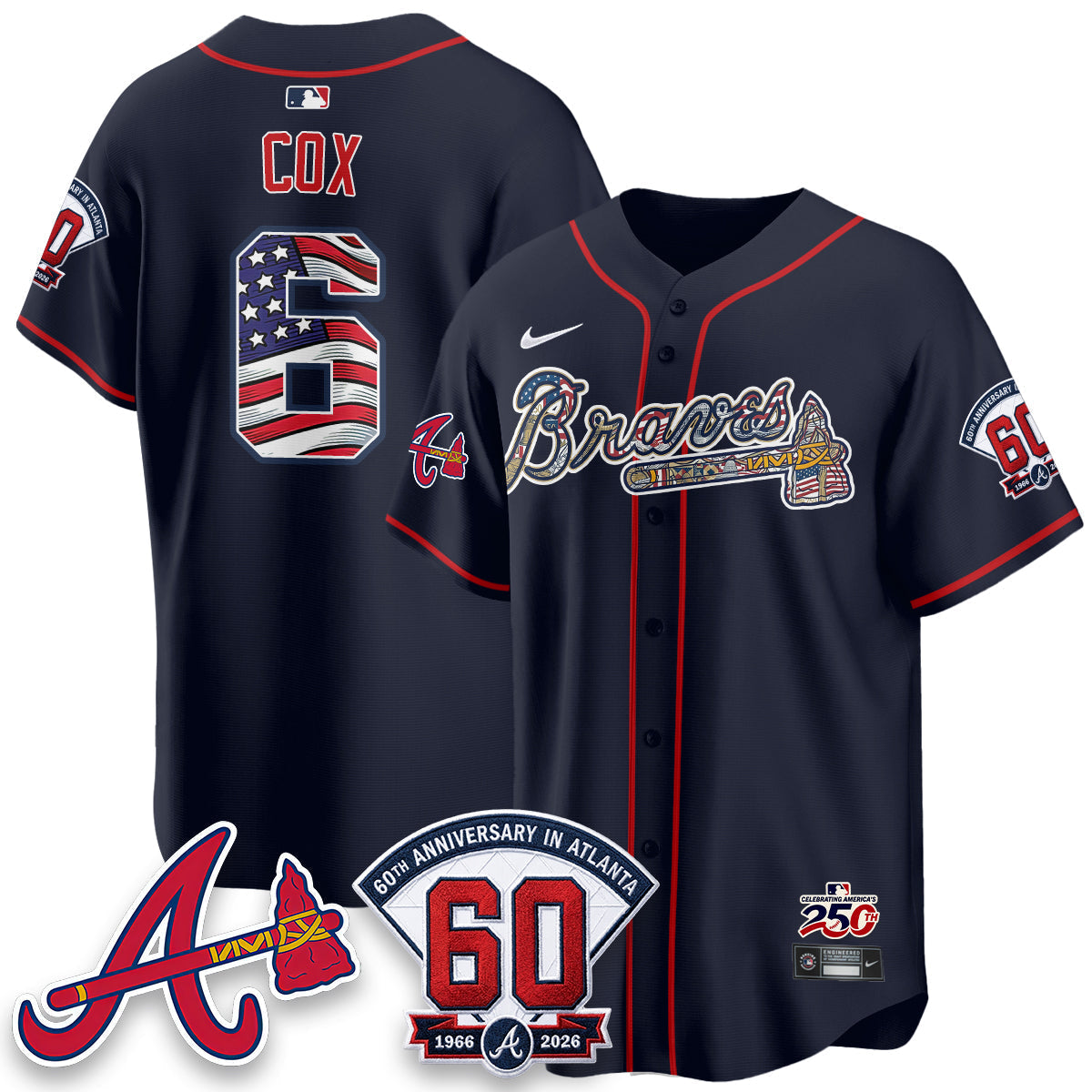 ATL 2026 Independence Day USA Vapor Limited Jersey - Stitched