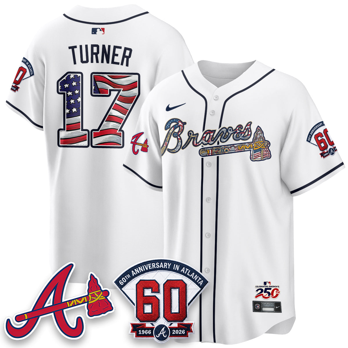 ATL 2026 Independence Day USA Vapor Limited Jersey - Stitched