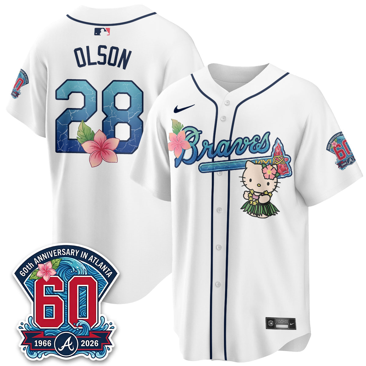 ATL x Meow Aloha Spirit Vapor Jersey - Stitched