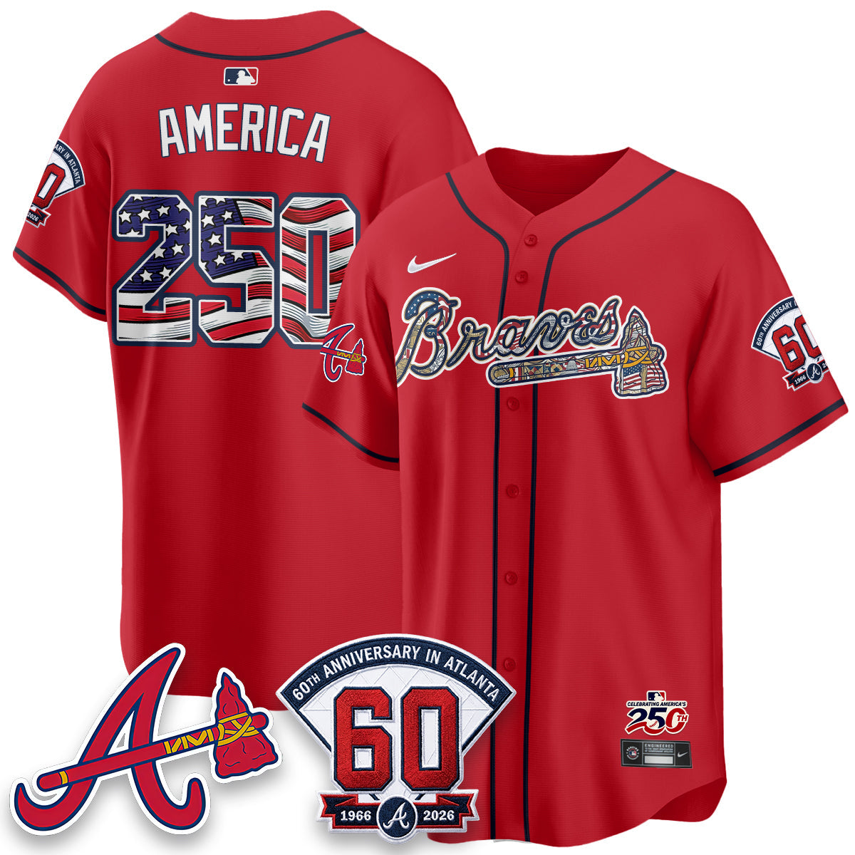 ATL 2026 Independence Day USA Vapor Limited Jersey - Stitched