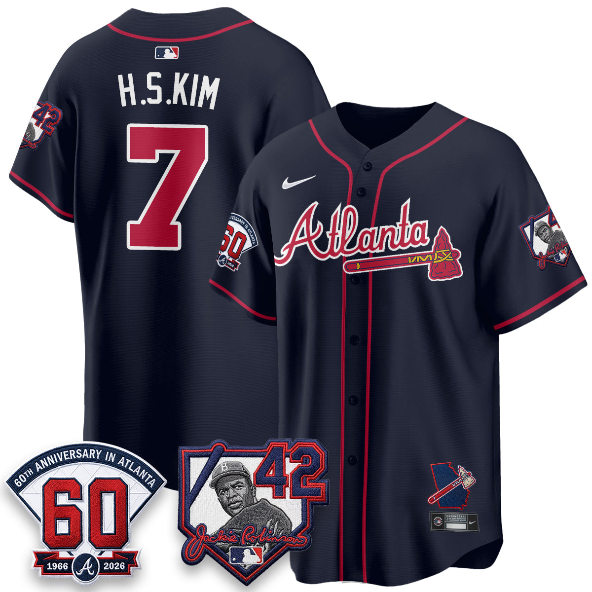 ATL 2026 Jackie Robinson Day Vapor Limited Jersey - All Stitched