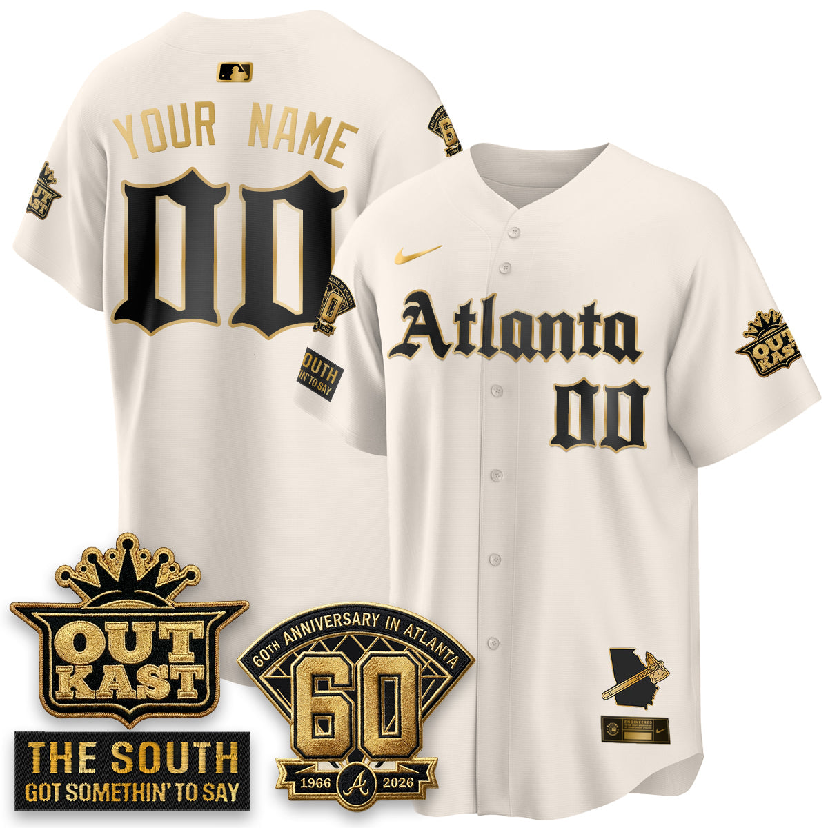 ATL 2026 Gothic Edition Vapor Limited Custom Jersey - Stitched