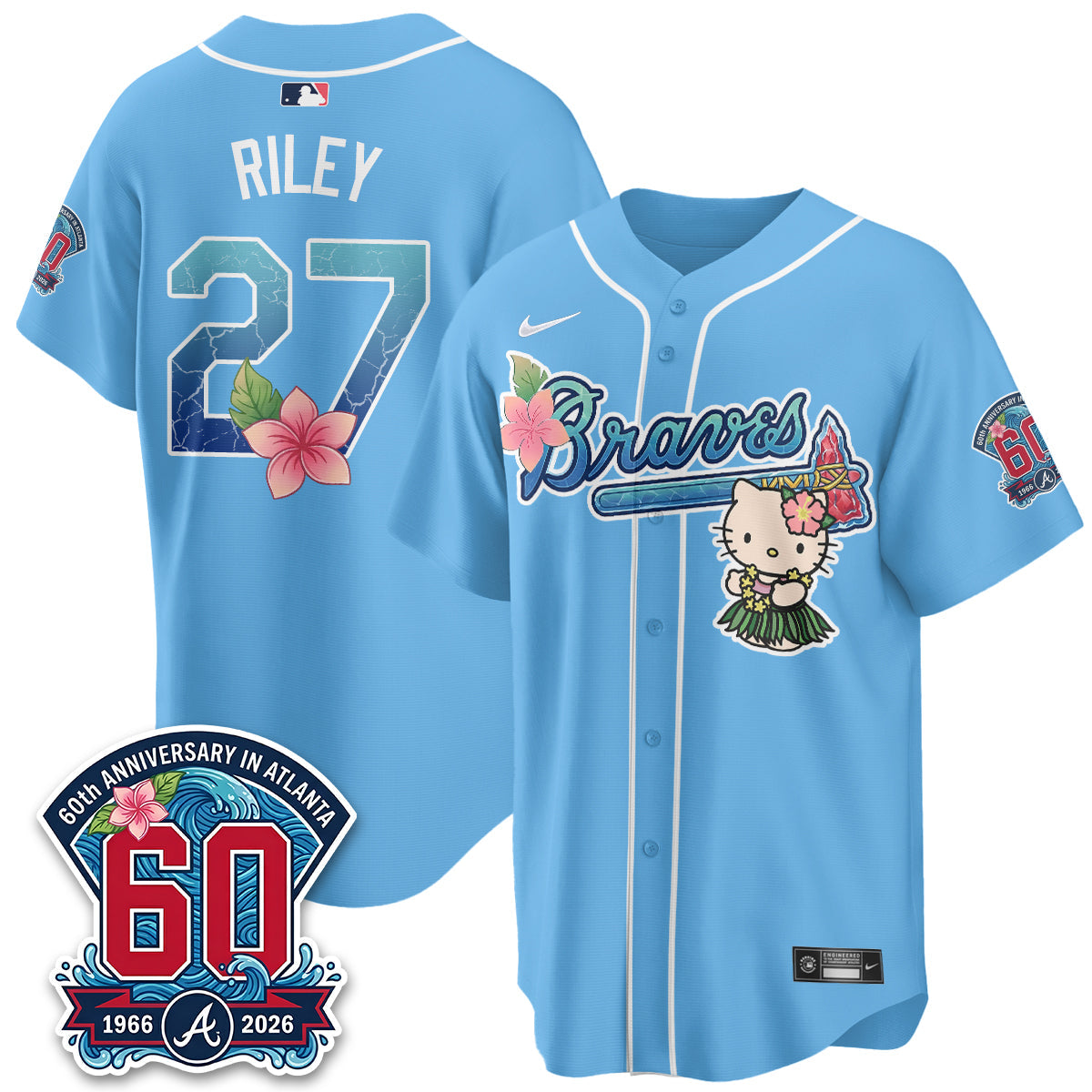ATL x Meow Aloha Spirit Vapor Jersey - Stitched