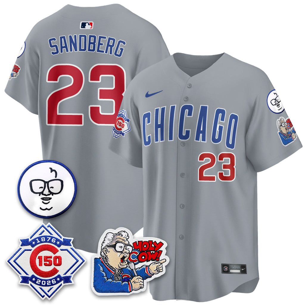 CHC 150th Anniversary Harry Caray Holy Cow Vapor Premier Limited Jersey - Stitched V2
