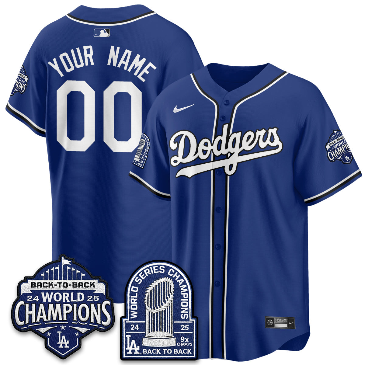 LAD 2026 Black Out Style Vapor Limited Custom Jersey - B2B Champs - All Stitched