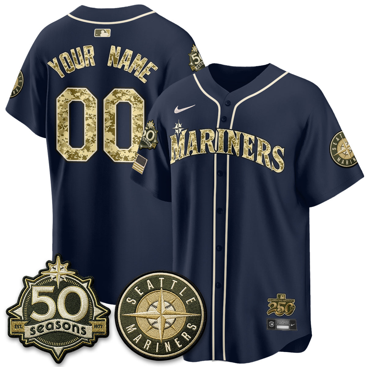 SEA 2026 Armed Forces Day Custom Jersey V3 - All Stitched
