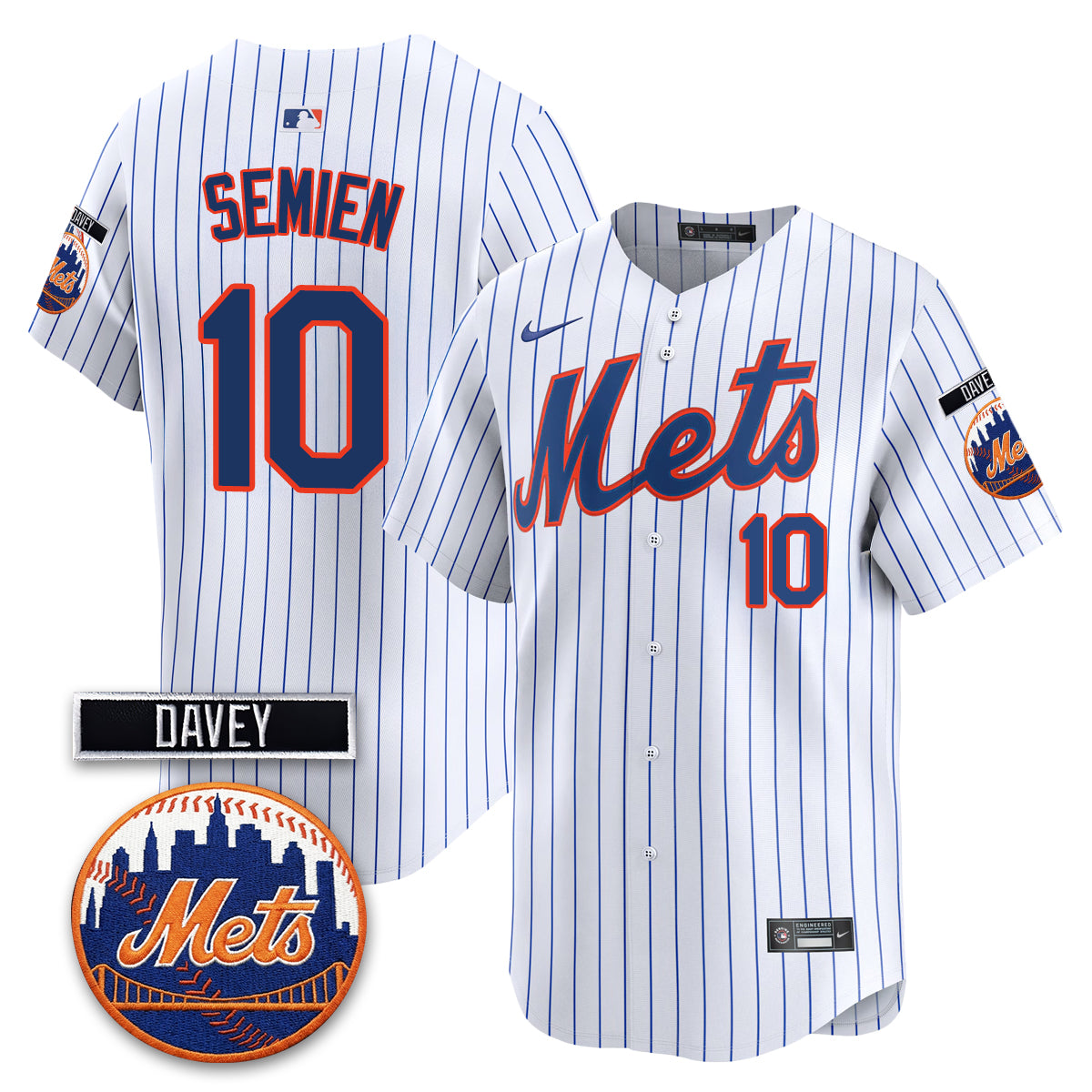 NYM 2026 Davey Johnson Memorial Vapor Limited Jersey - Stitched