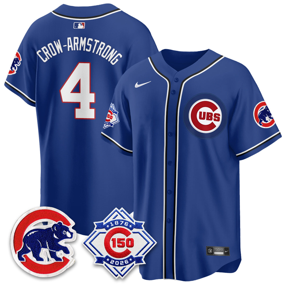 CHC 150th Anniversary Black Out Style Vapor Premier Limited Jersey - Stitched