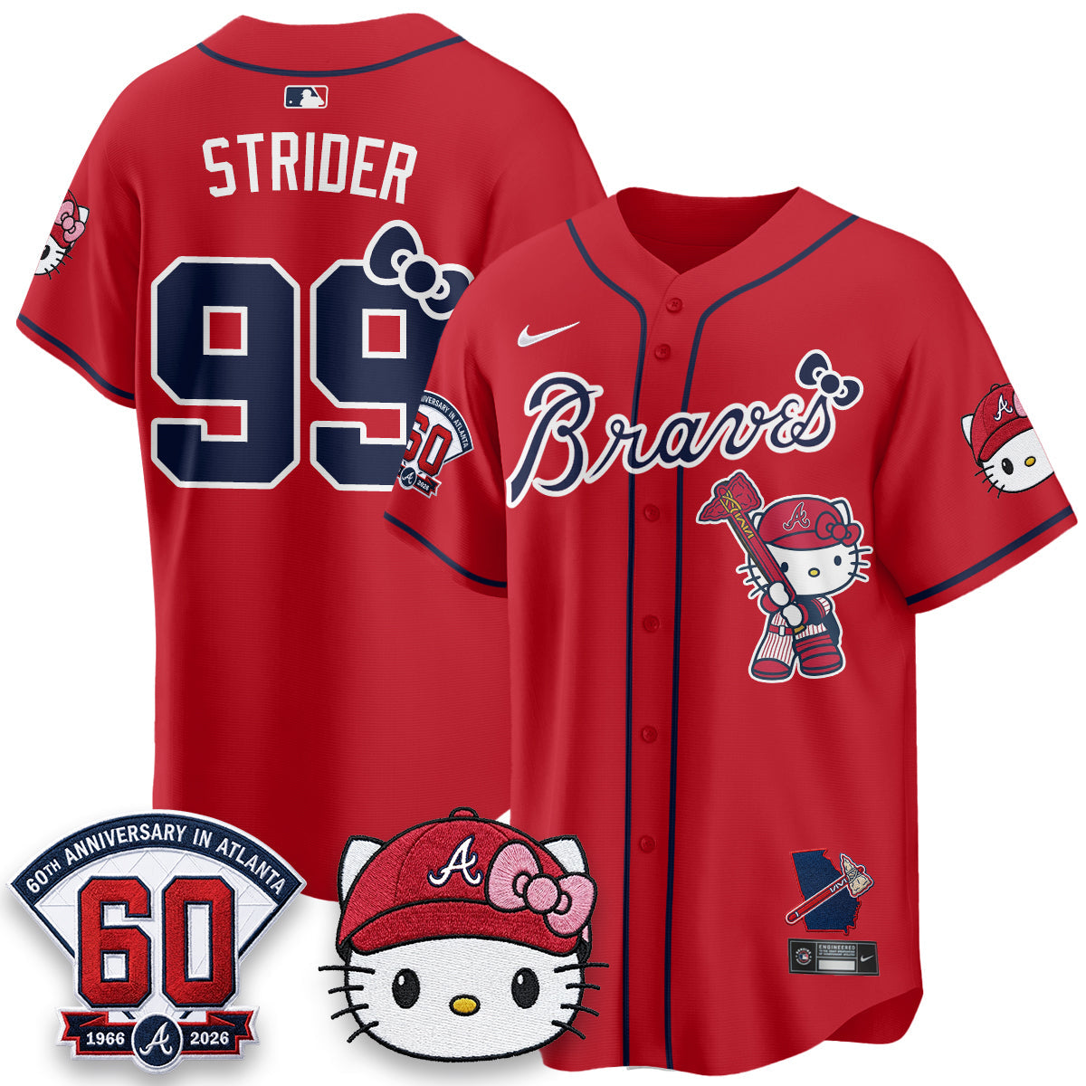 ATL x Meow KT 2026 Limited City Connect Jersey - Stitched