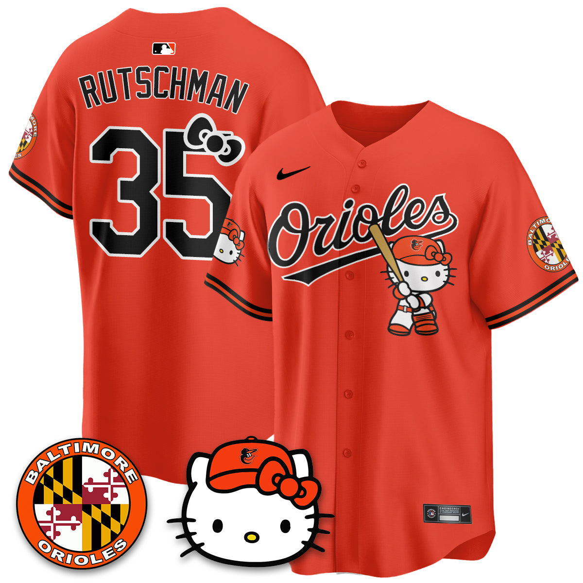 BAL x Meow Kitty Limited City Connect Jersey - Stitched