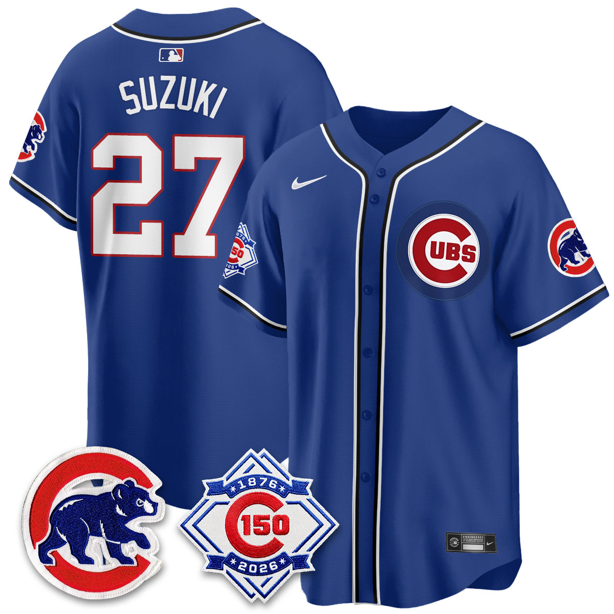 CHC 150th Anniversary Black Out Style Vapor Premier Limited Jersey - Stitched