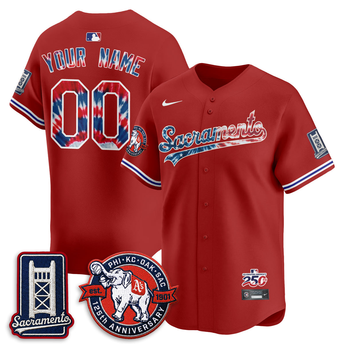 OAK Americana 2026 Vapor Limited Custom Jersey - Stitched