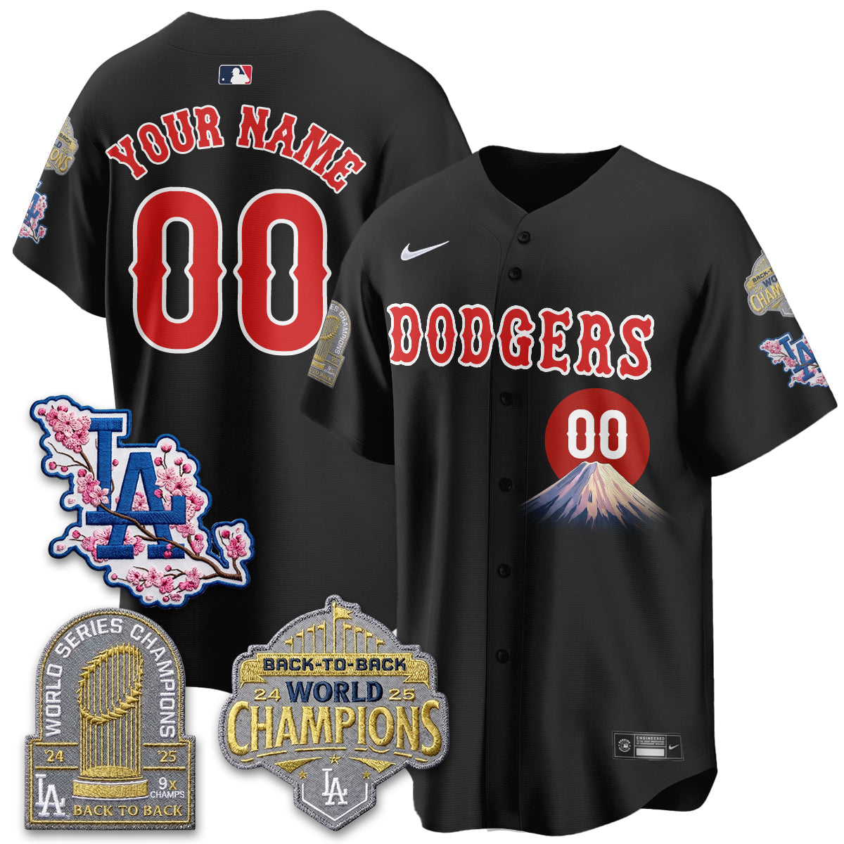 LAD Japanese Heritage Night 2026 Custom Jersey - All Stitched V2