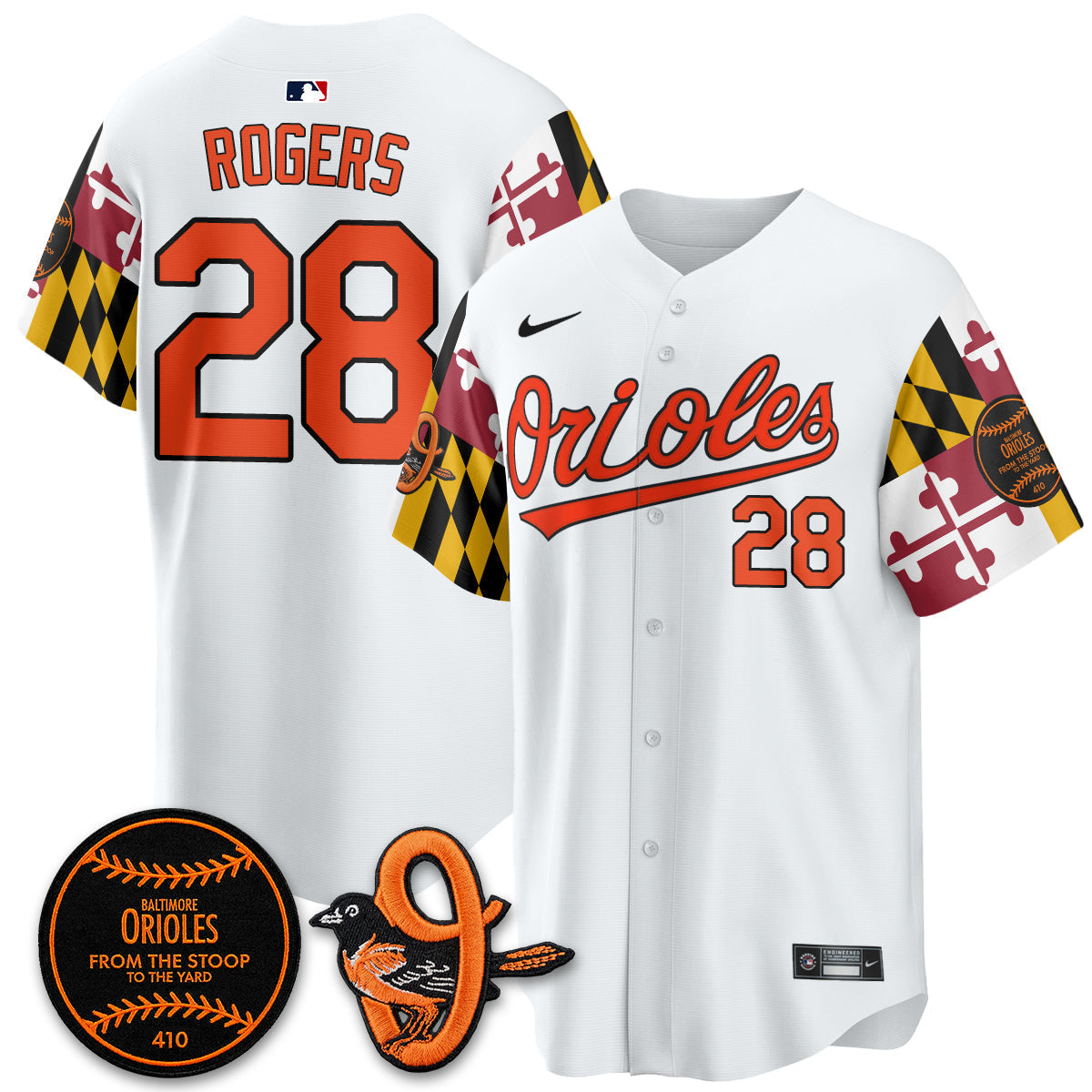 BAL 2026 x Maryland State Flag Vapor Jersey - Stitched V2