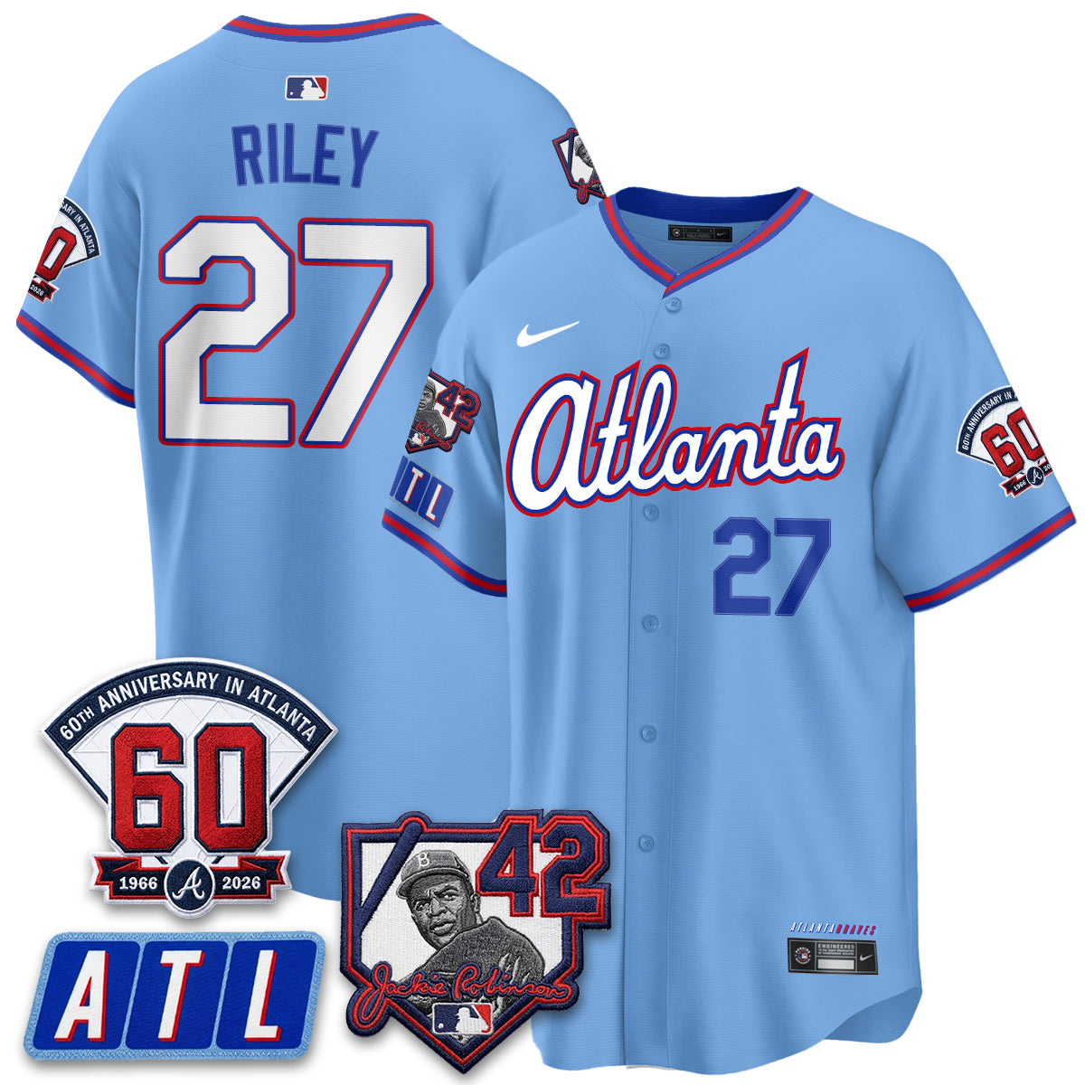 ATL 2026 Jackie Robinson Day Vapor Limited Jersey - All Stitched
